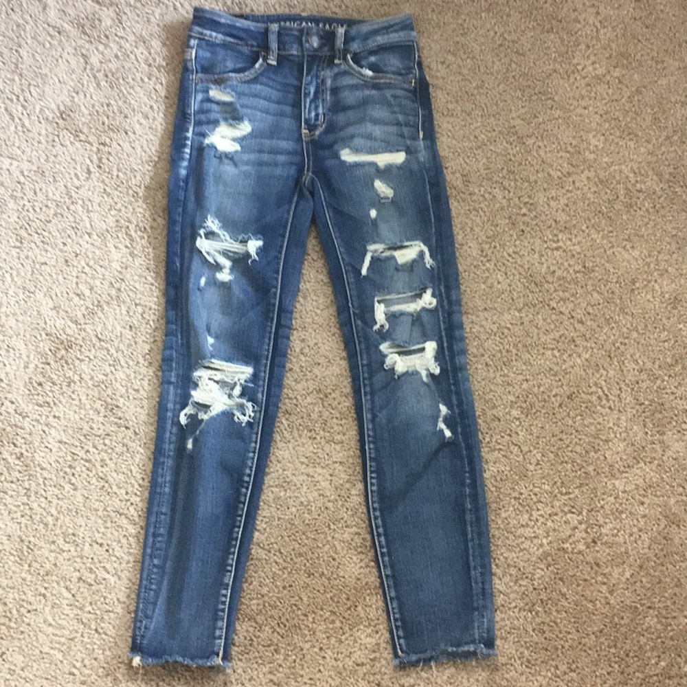 American Eagle jeggings.